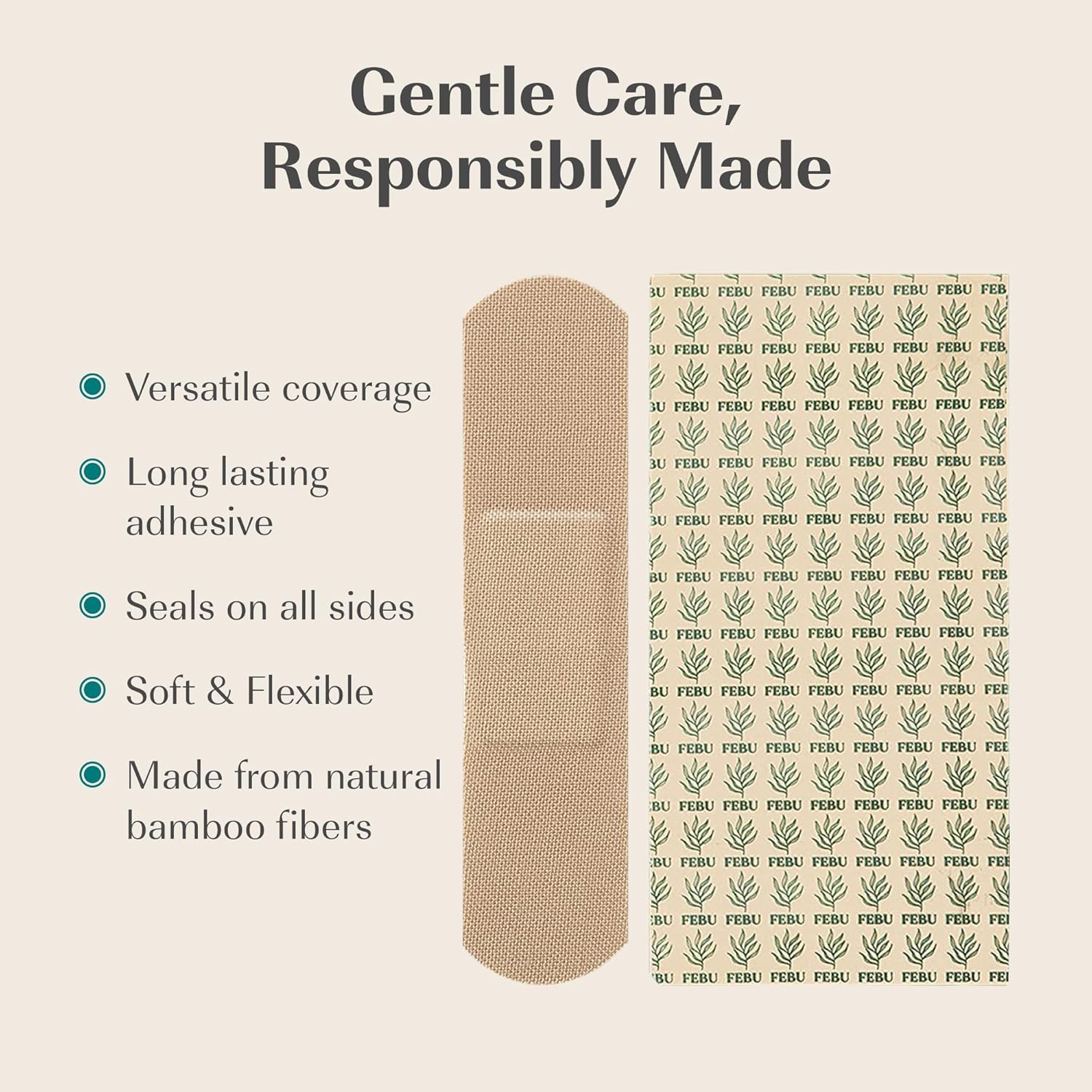FEBU Eco-Friendly Bamboo Fabric Bandages