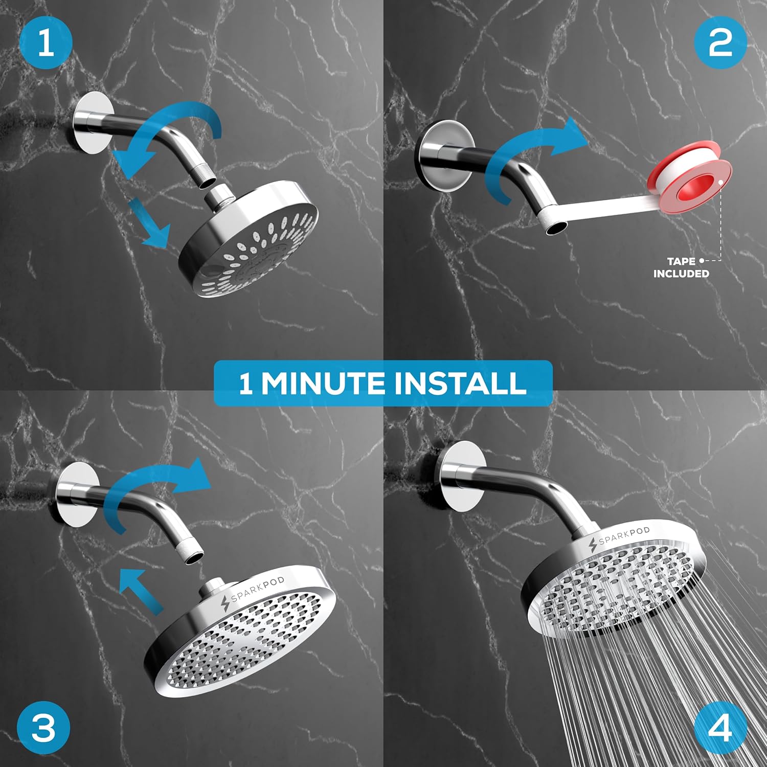 SparkPod Shower Head