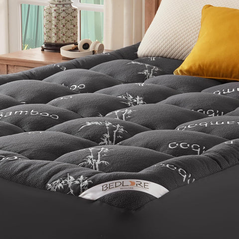 BEDLORE California King Mattress Topper Viscose Derived from Bamboo