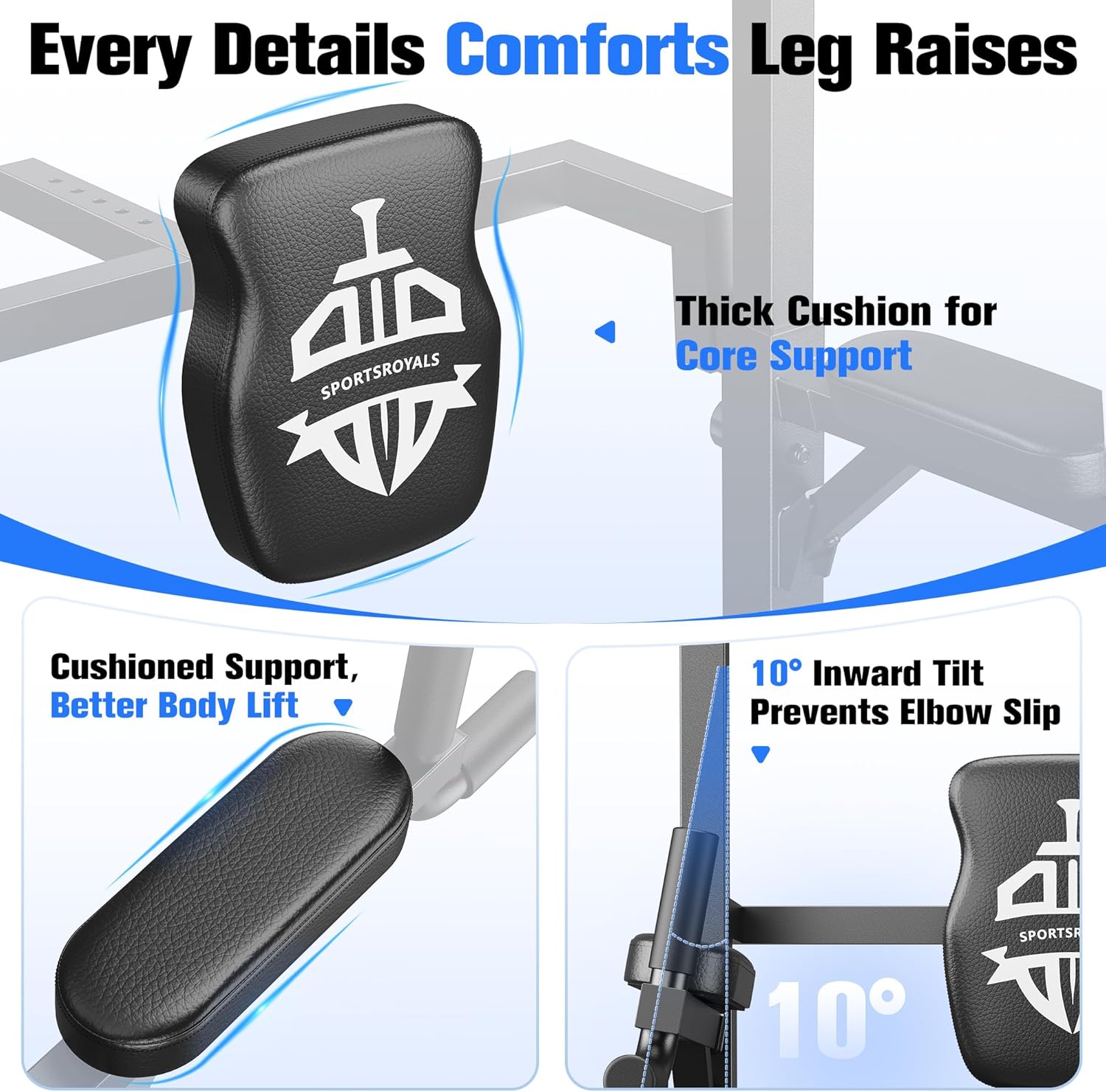 Sportsroyals Power Tower Pull Up Bar Station