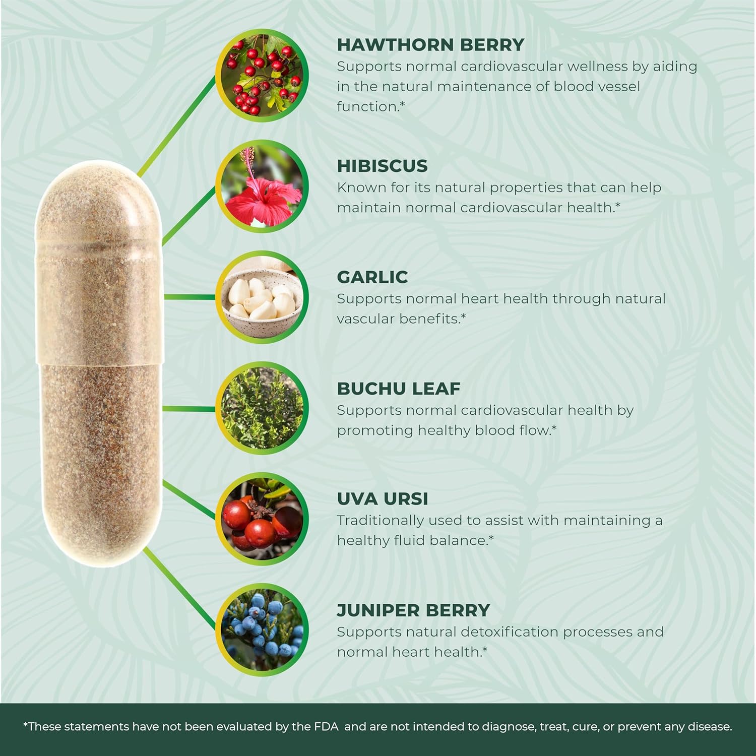 PurePremium Blood Pressure Supplements with Hawthorn Berry