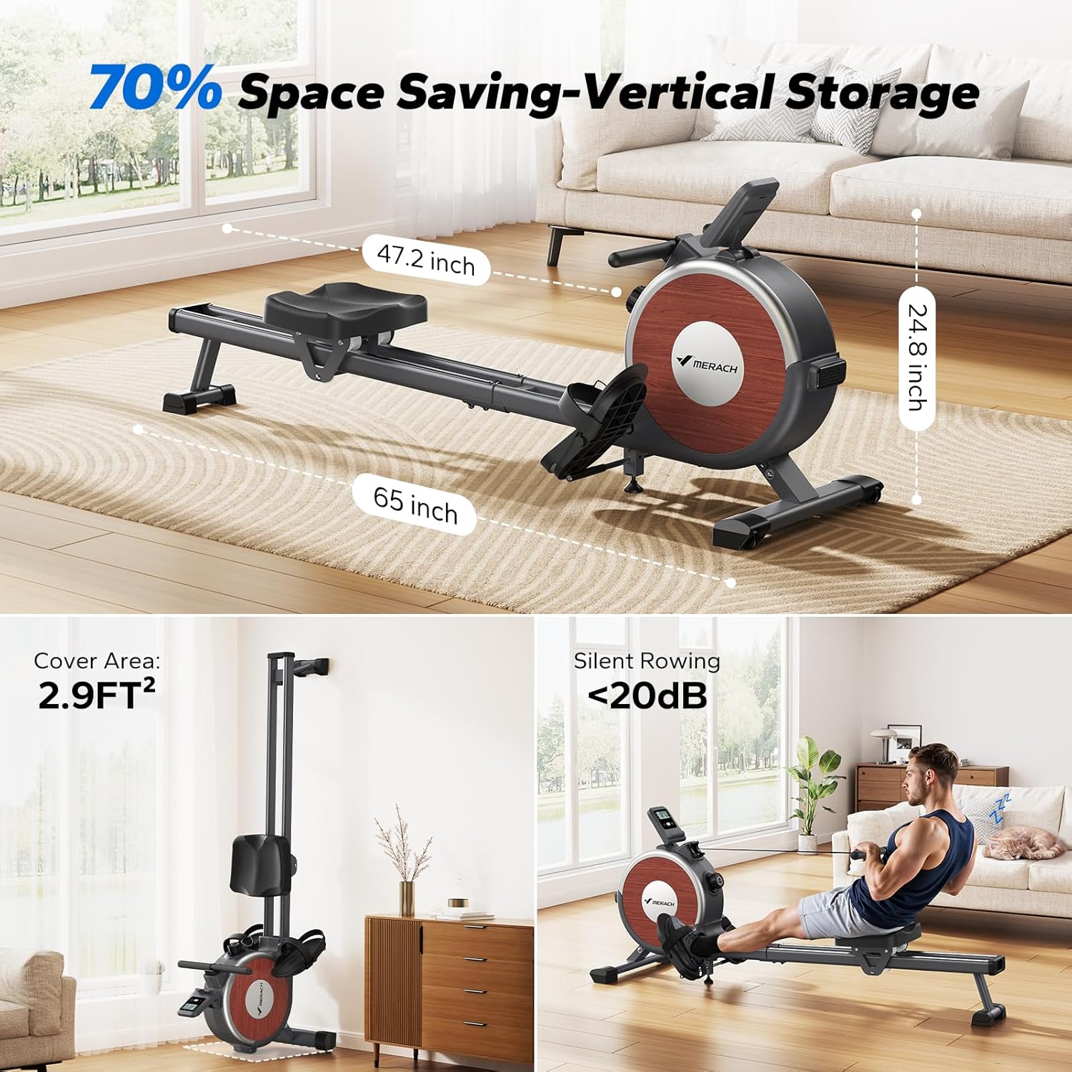 MERACH Rowing Machines for Home