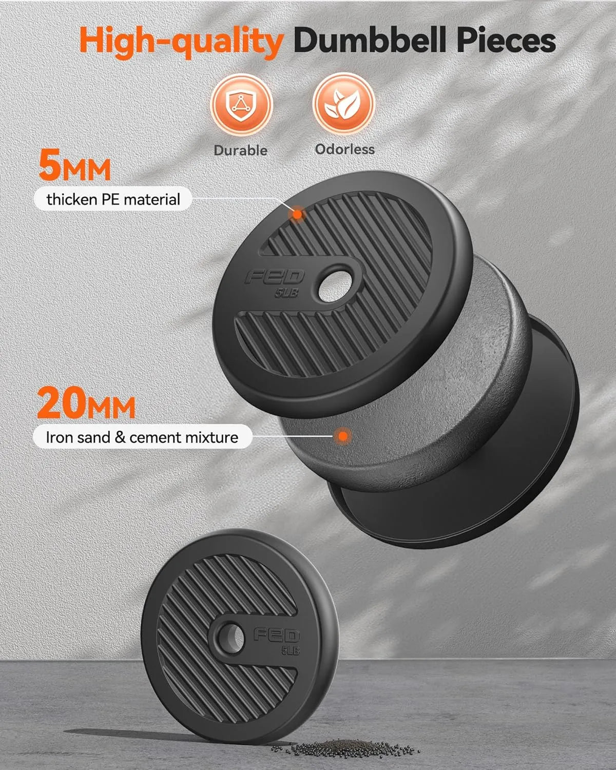 FEIERDUN DS2 Adjustable Dumbbells