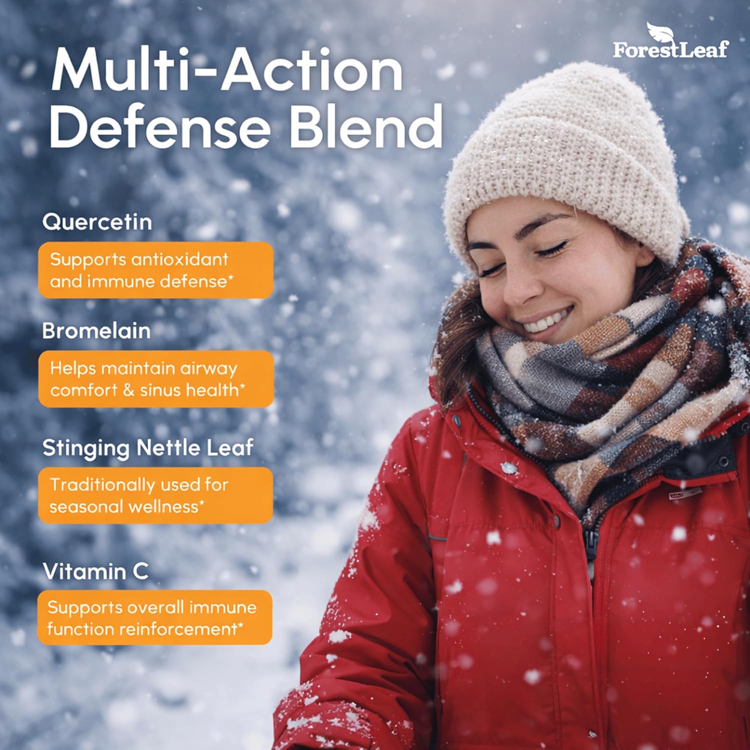 ForestLeaf Quercetin with Bromelain