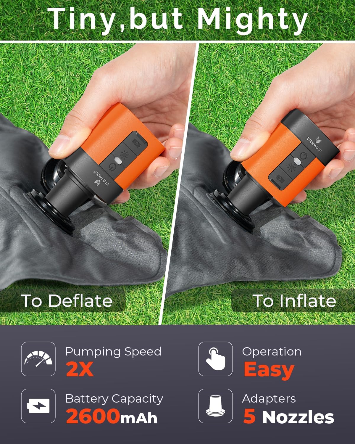 ETENWOLF AIR 3 Air Pump for Inflatables