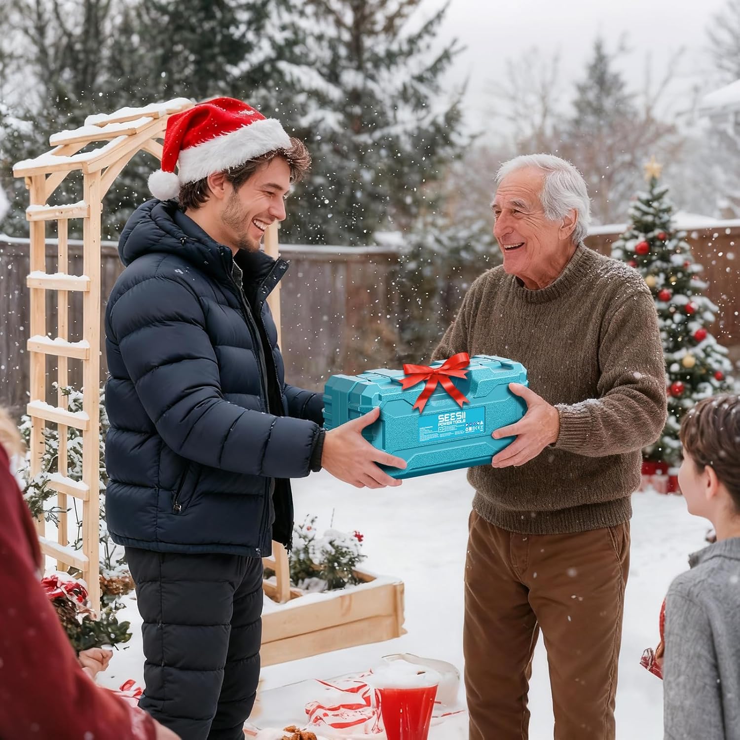 Seesii Mini Chainsaw, 6-inch Mini Chainsaw Cordless