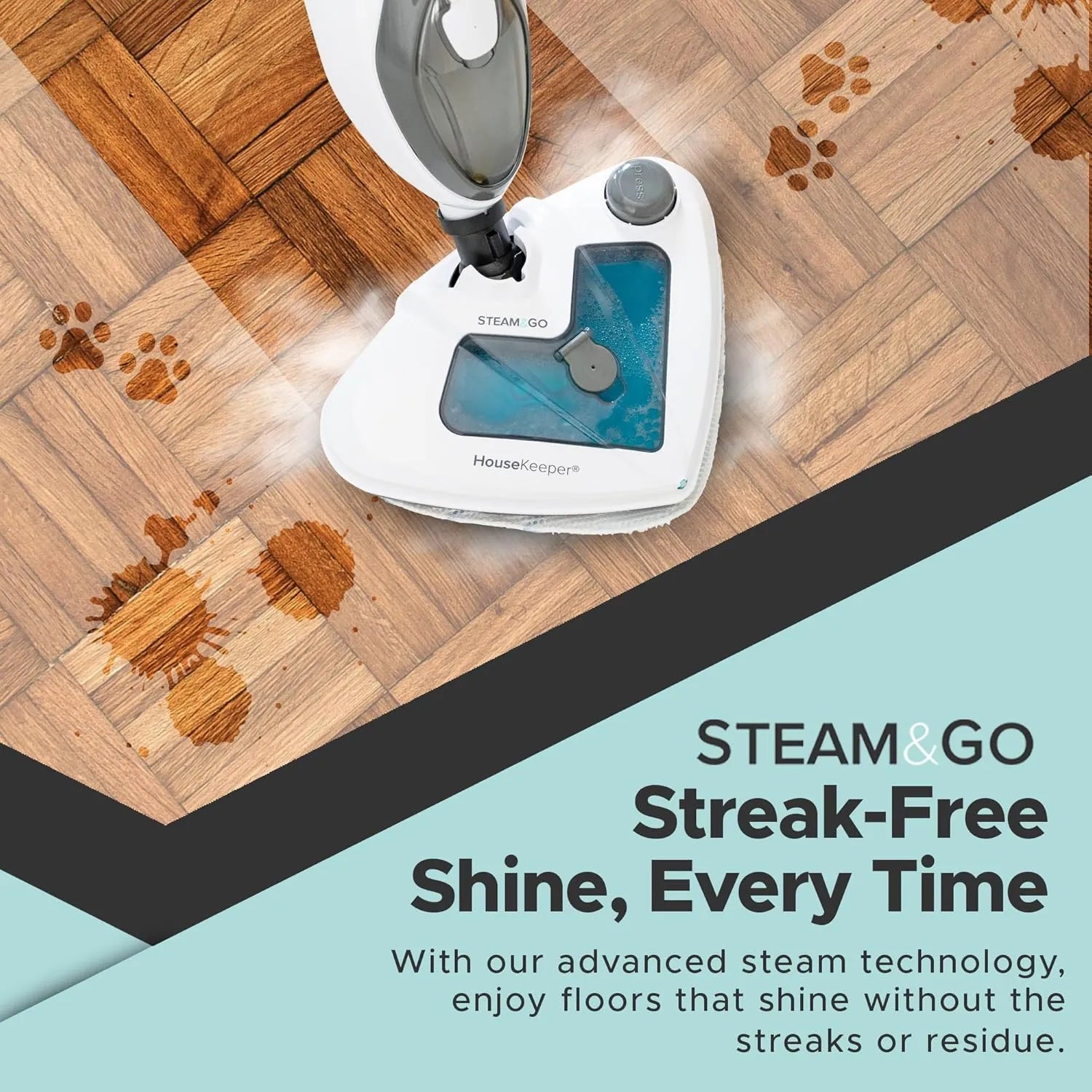 Steam & Go 10-in-1 Multi-Surface Steam Mop