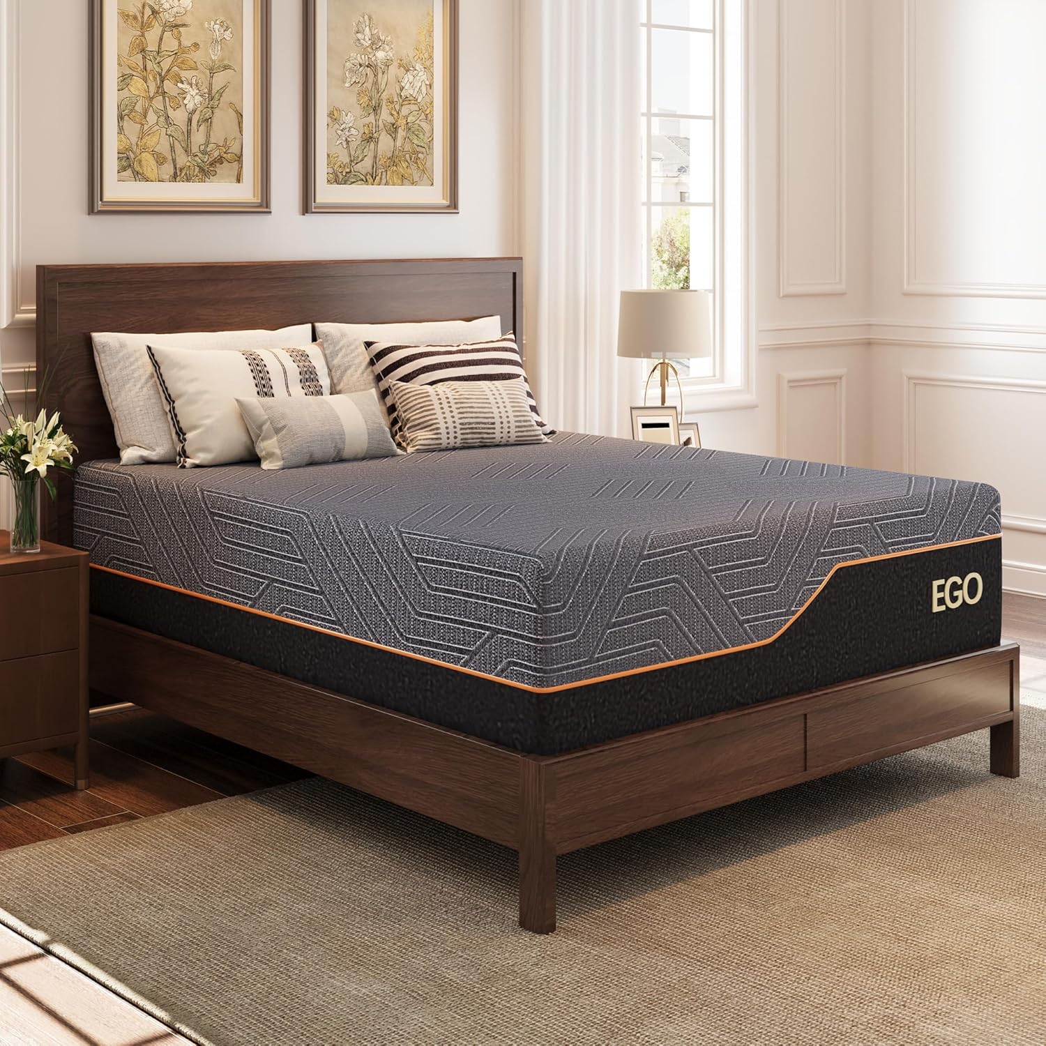 EGOHOME 14 Inch Queen Mattress