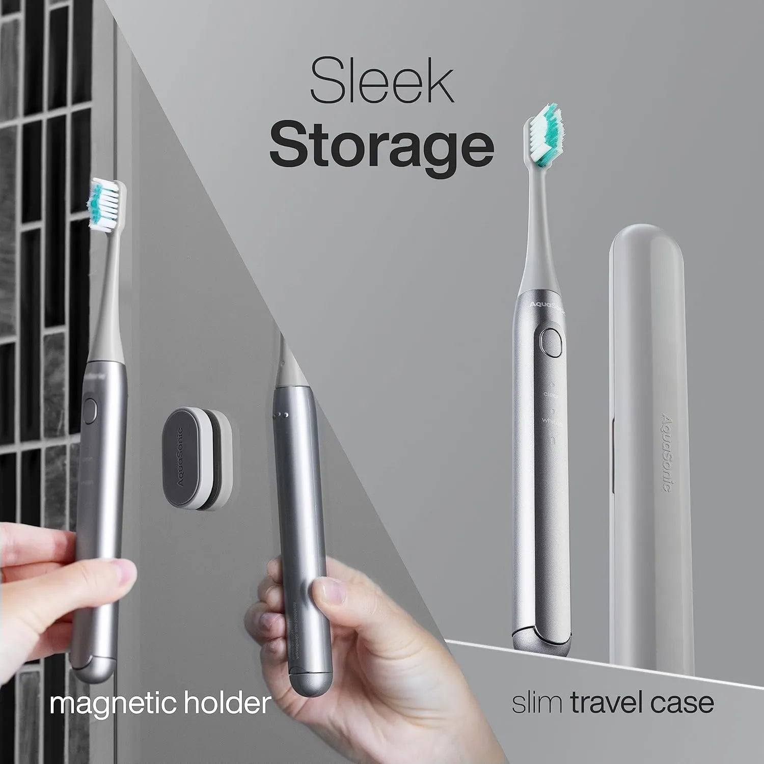 Aquasonic Icon ADA-Accepted Rechargeable Toothbrush