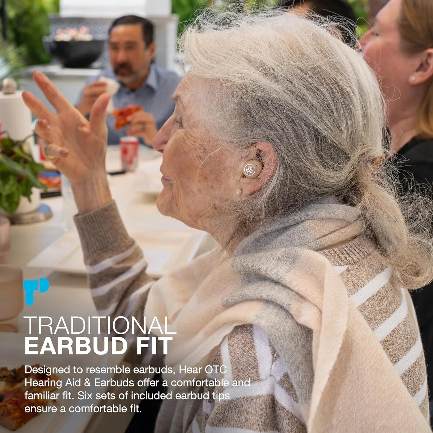 JLab Hear OTC Hearing Aid & Earbuds