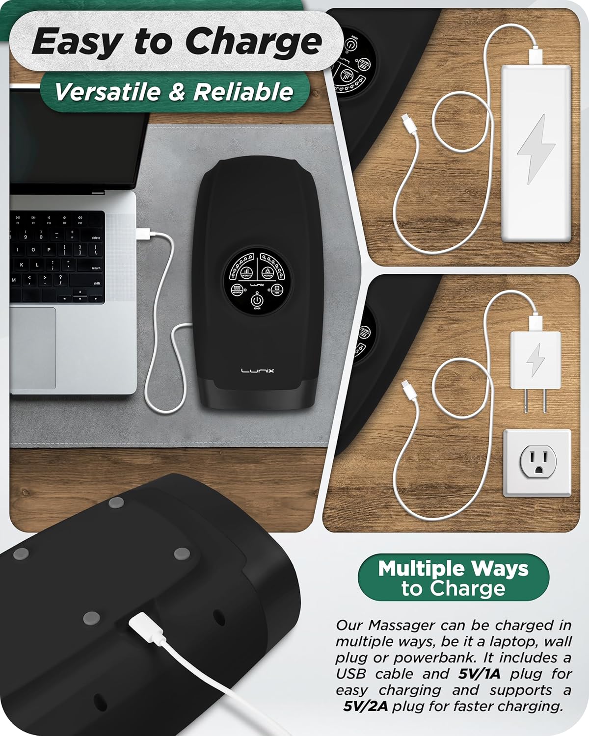 Lunix LX3 Cordless Hand Massager
