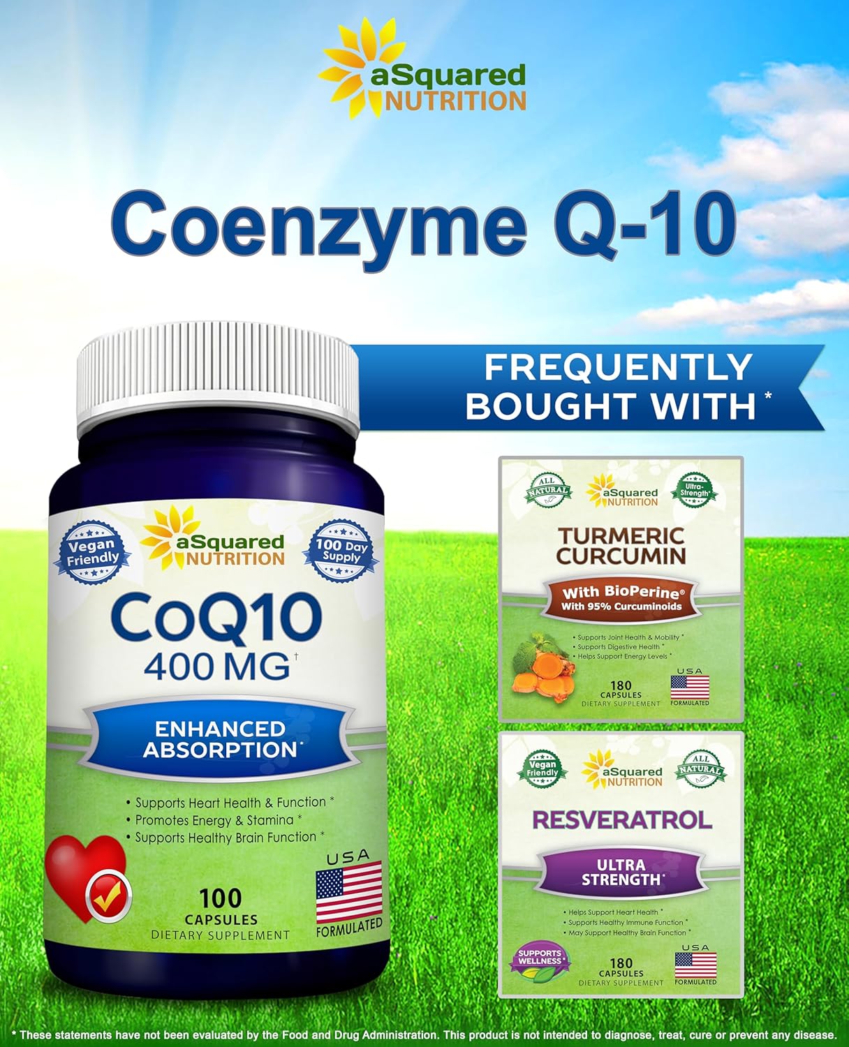 aSquared Nutrition CoQ10