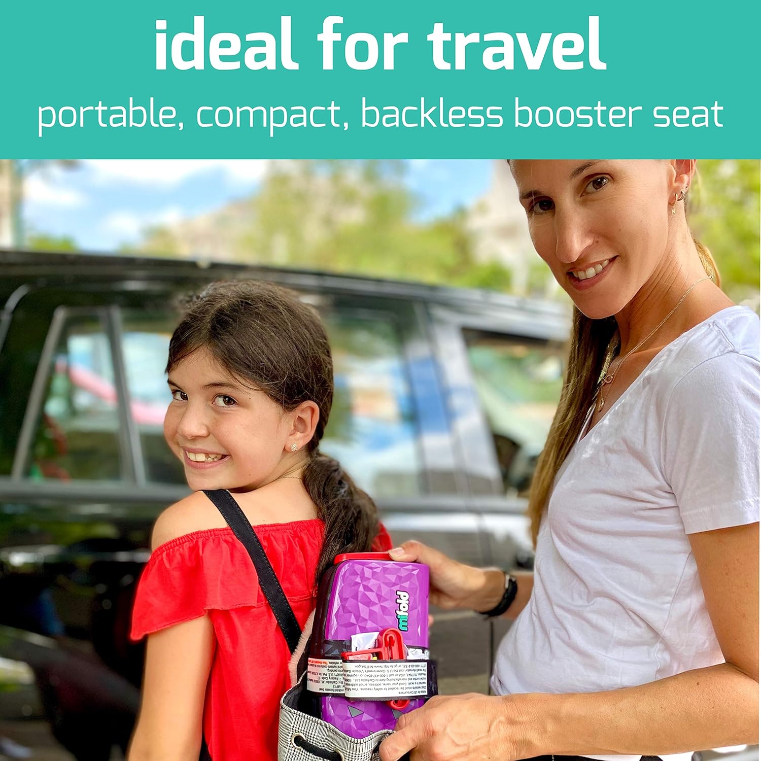 Mifold Comfort Grab-and-go Car Backless Booster