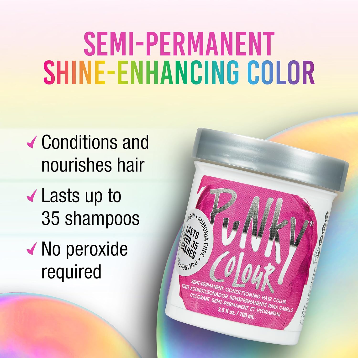 Punky Flamingo Pink Semi Permanent Hair Color