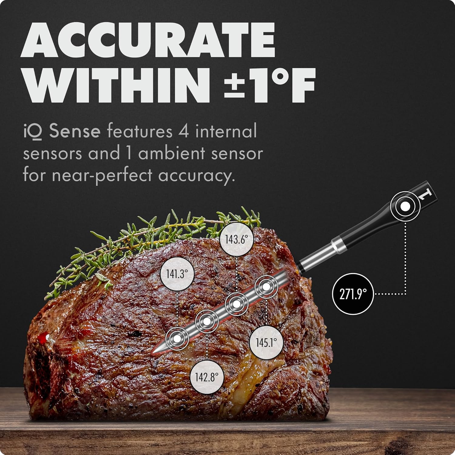 CHEF iQ Sense Smart Wireless Meat Thermometer