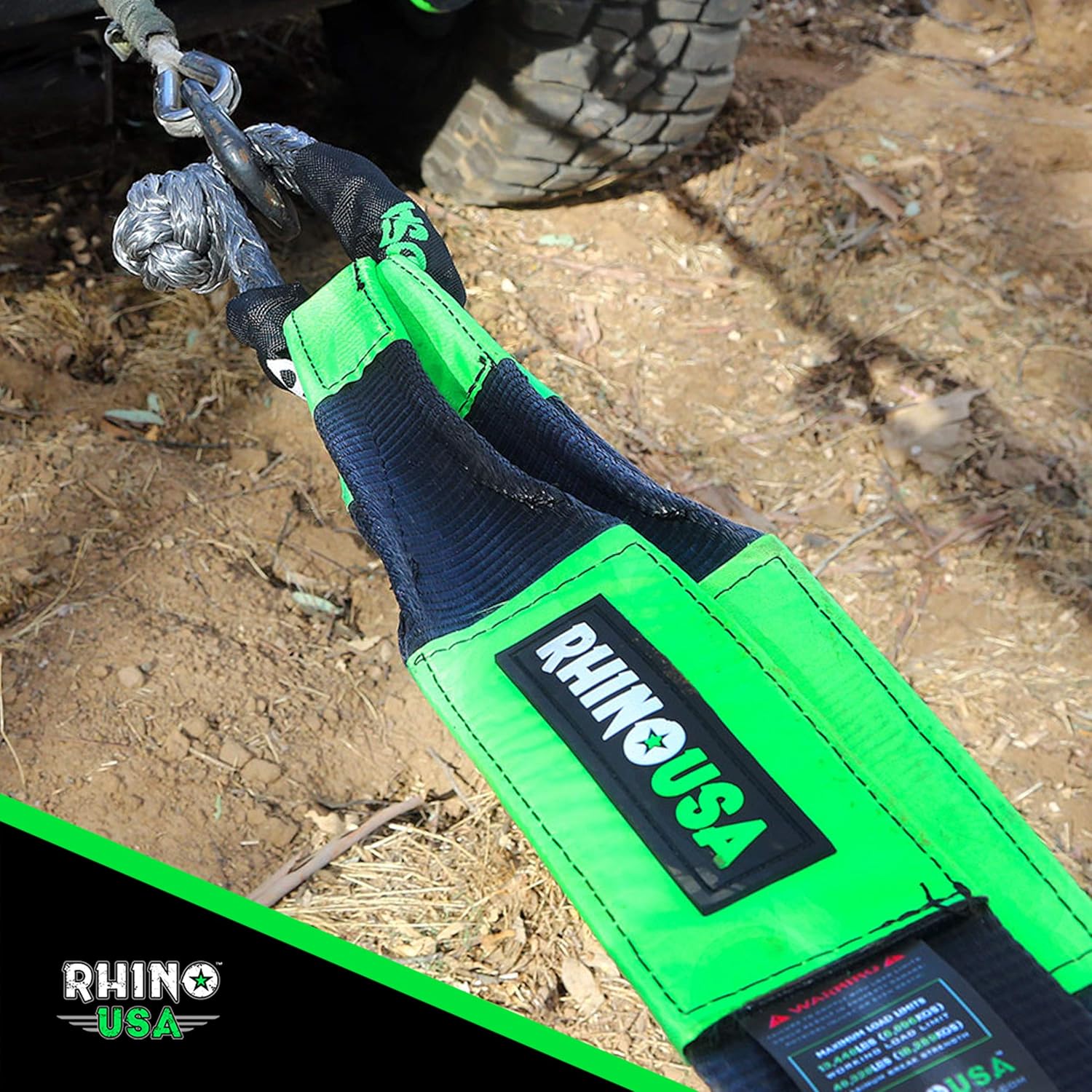 Rhino USA Recovery Tow Strap (4" x 30'')