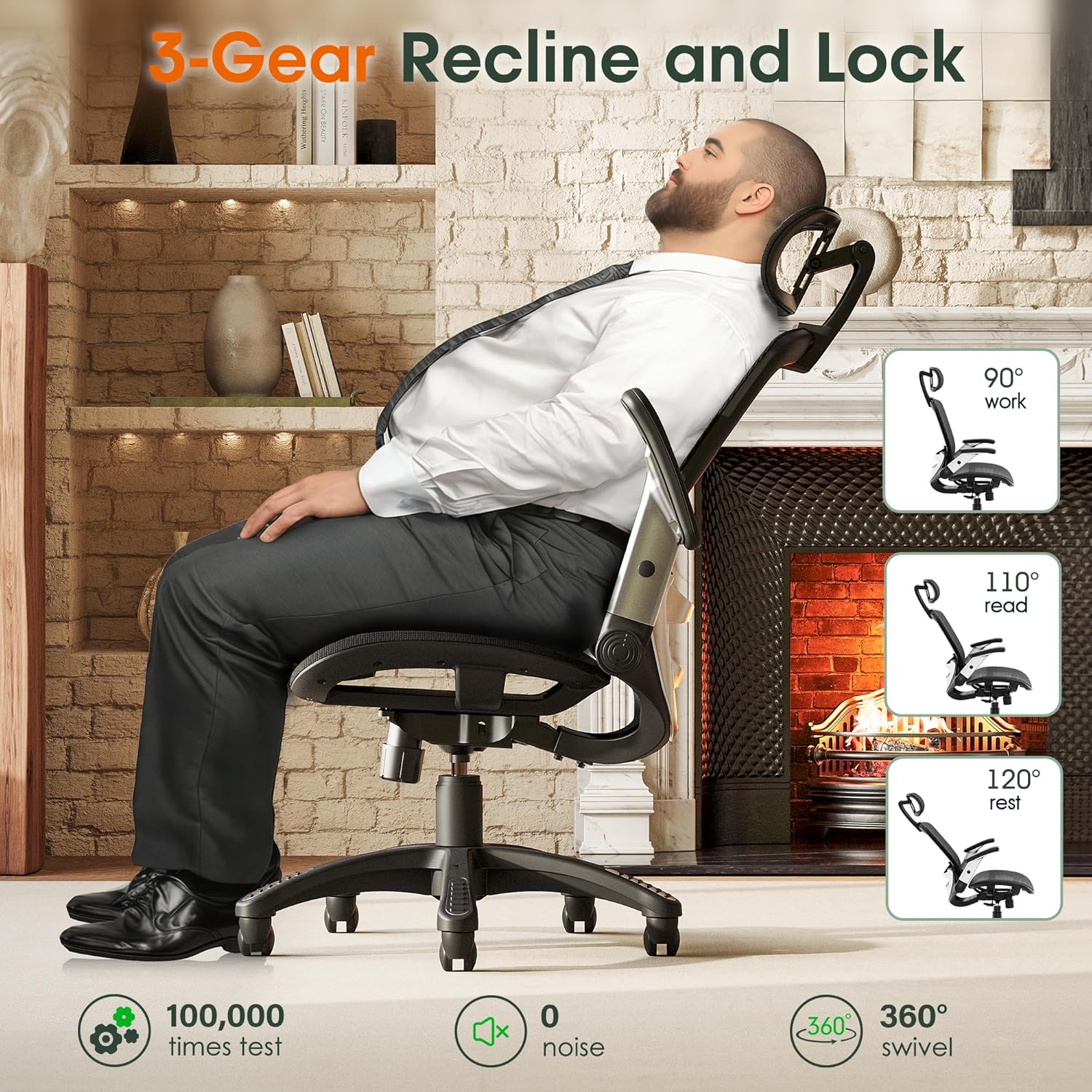 GABRYLLY Ergonomic Office Chair