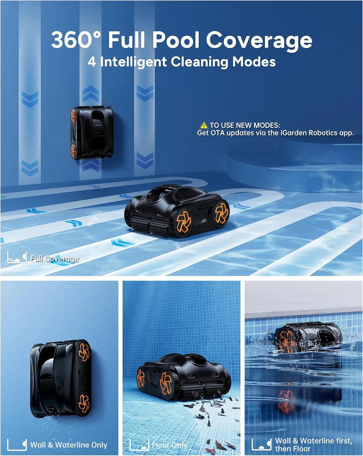 iGarden Robotic Pool Cleaner K Series