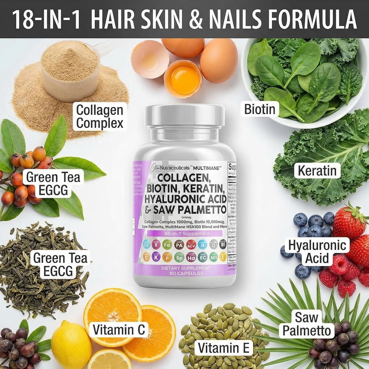 Clean Nutraceuticals Collagen Pills