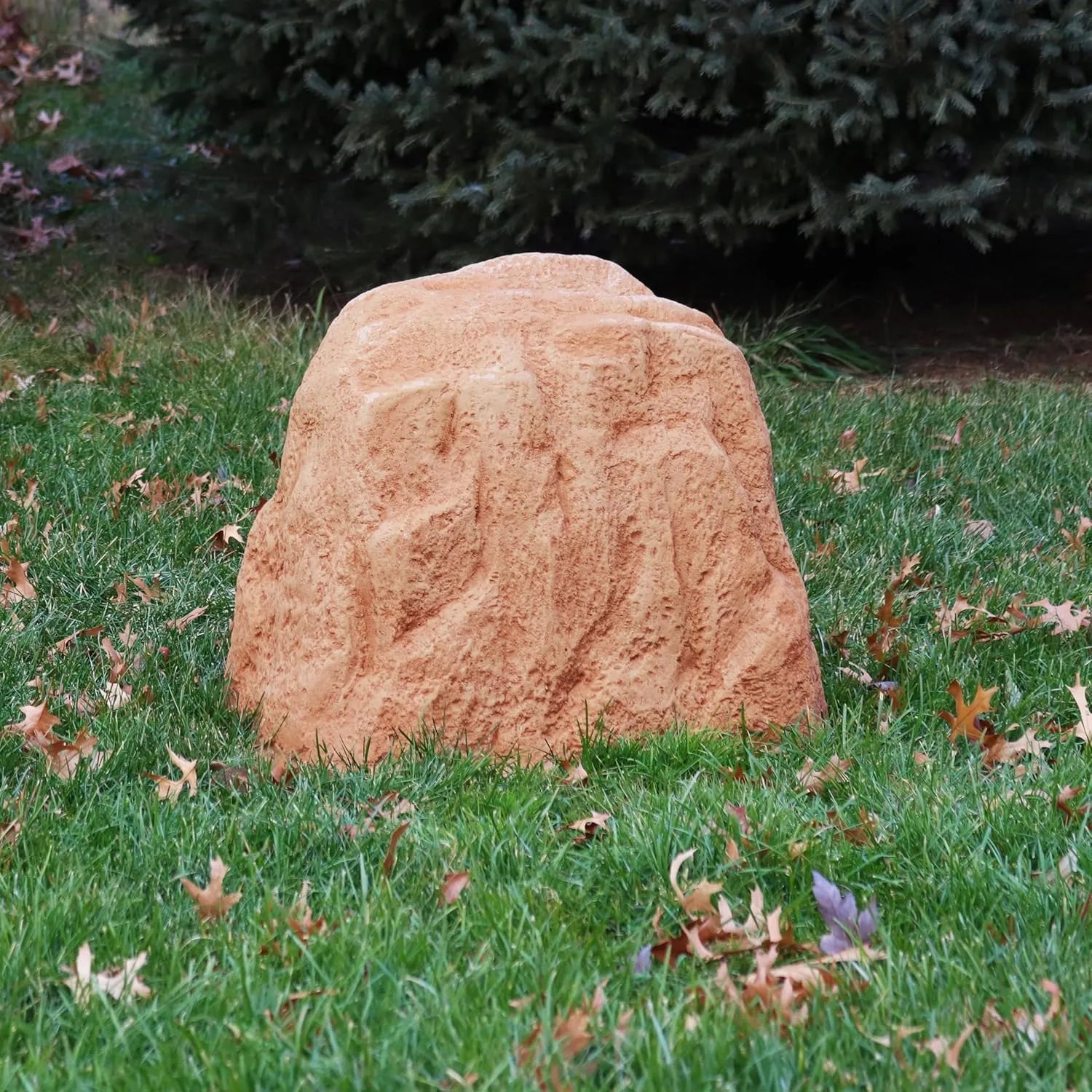 Sunnydaze 21.5” H Polyresin Faux Landscape Rock Cover
