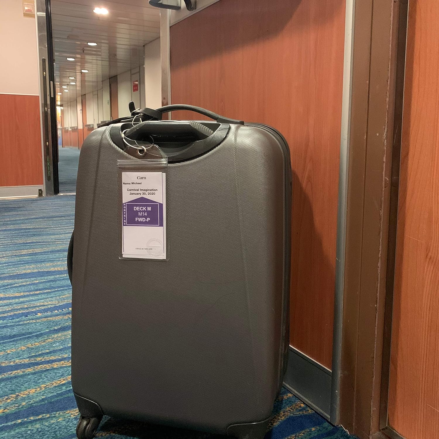 Cruise On Cruise Luggage Tag Holde