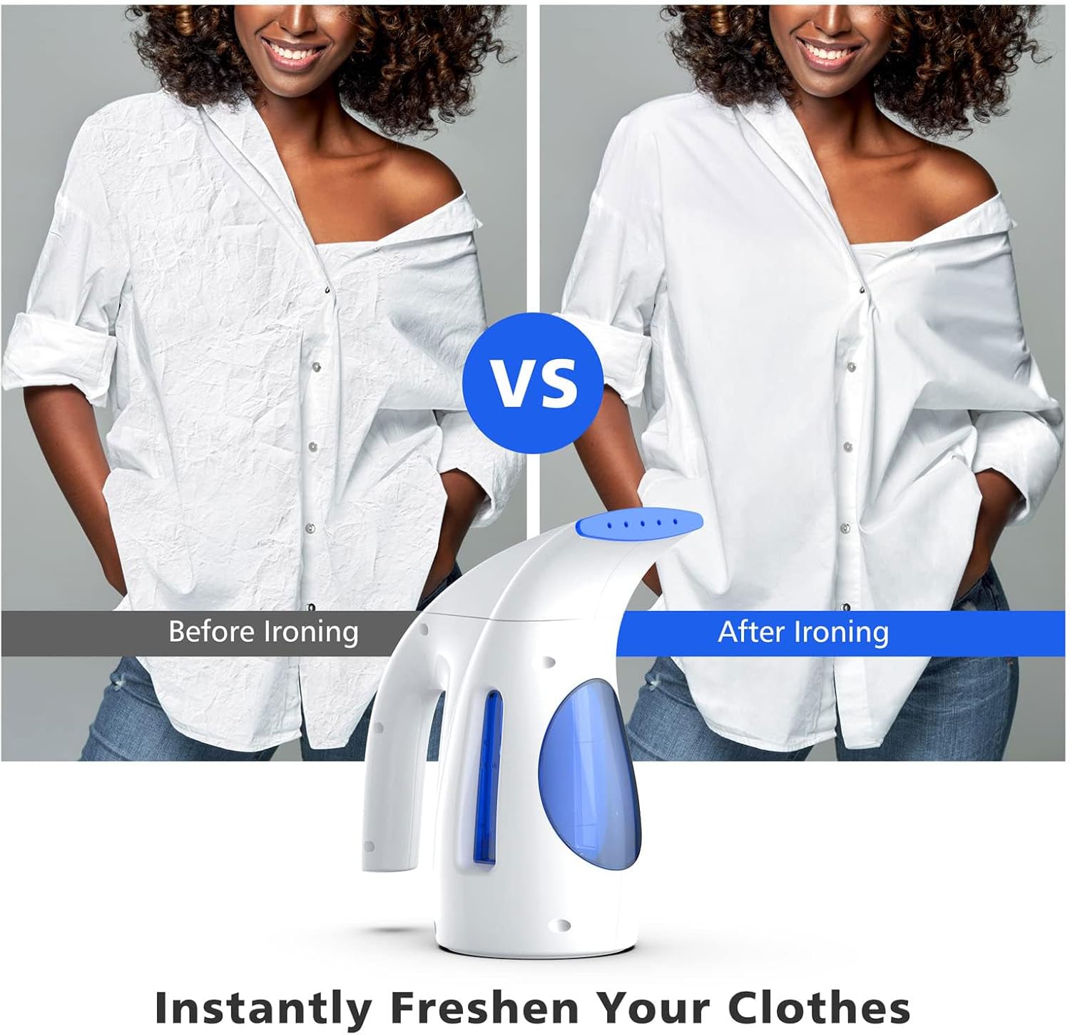 HiLIFE Steamer for Clothes, Portable Handheld Design,