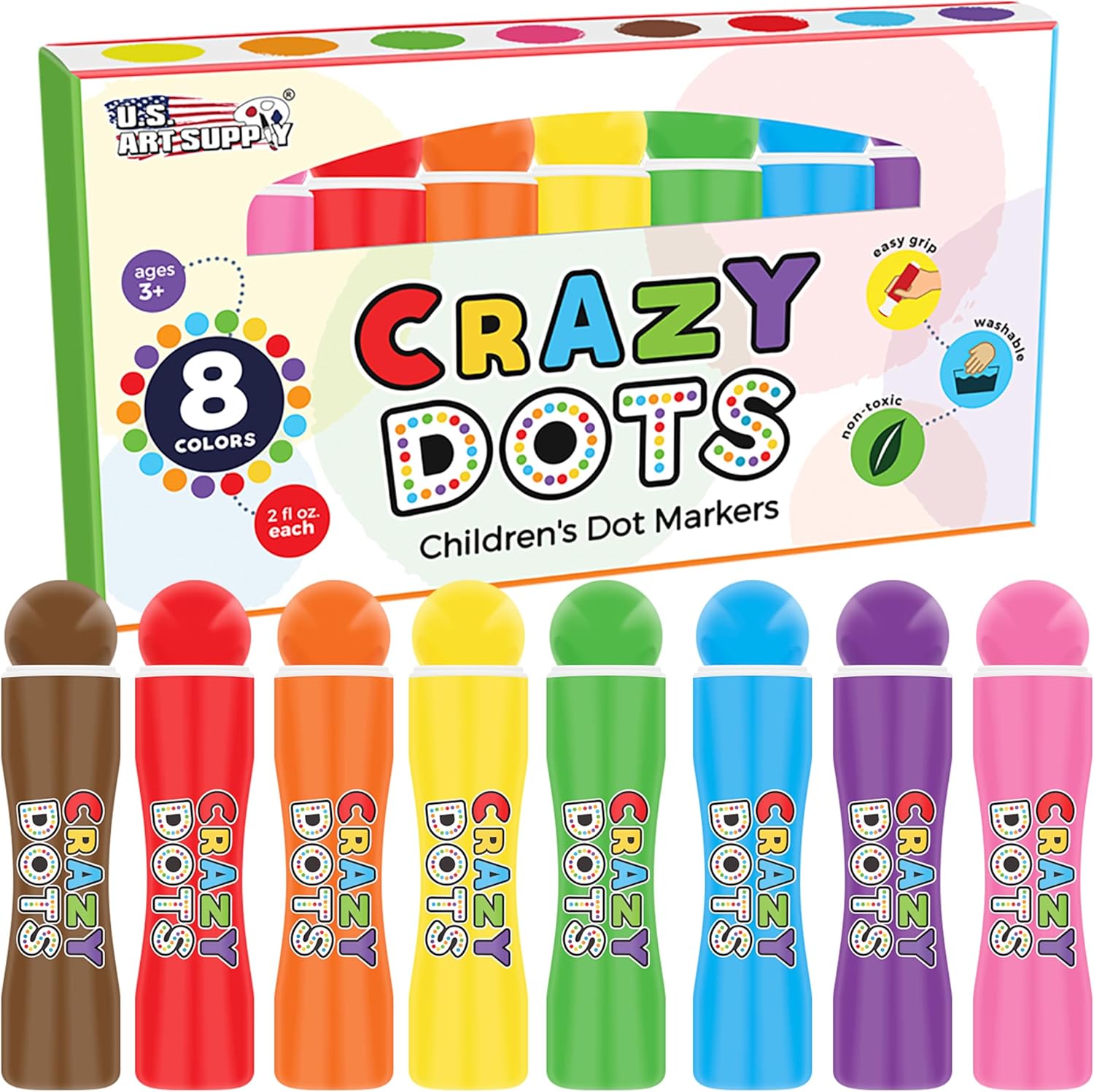 Art Supply Crazy Dot Markers for Toddlers