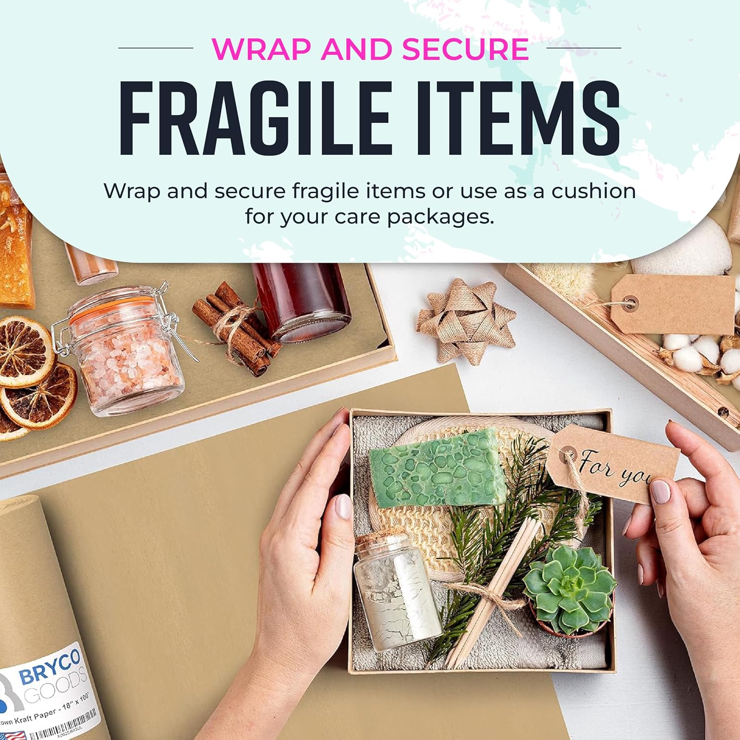 Bryco Goods Jumbo Kraft Paper Roll