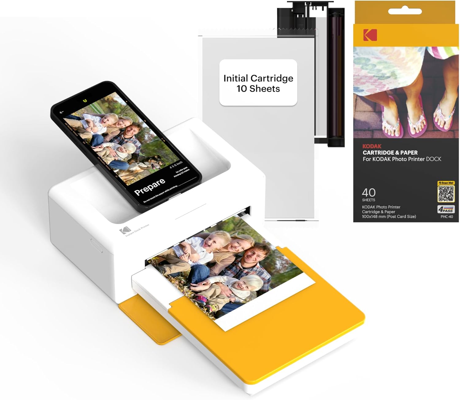 KODAK Dock Plus 4Pass Instant Photo Printer