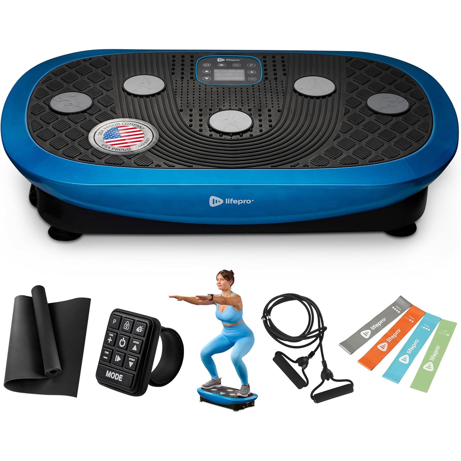 LifePro Rumblex Plus 4D Vibration Plate Exercise Machine
