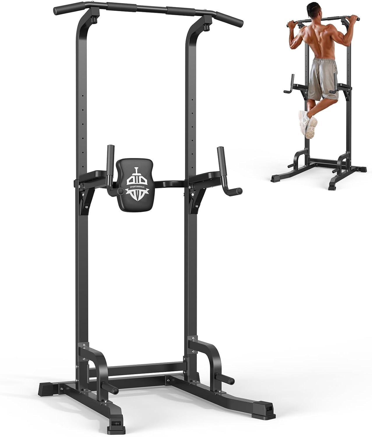 Sportsroyals Power Tower Pull Up Bar Station