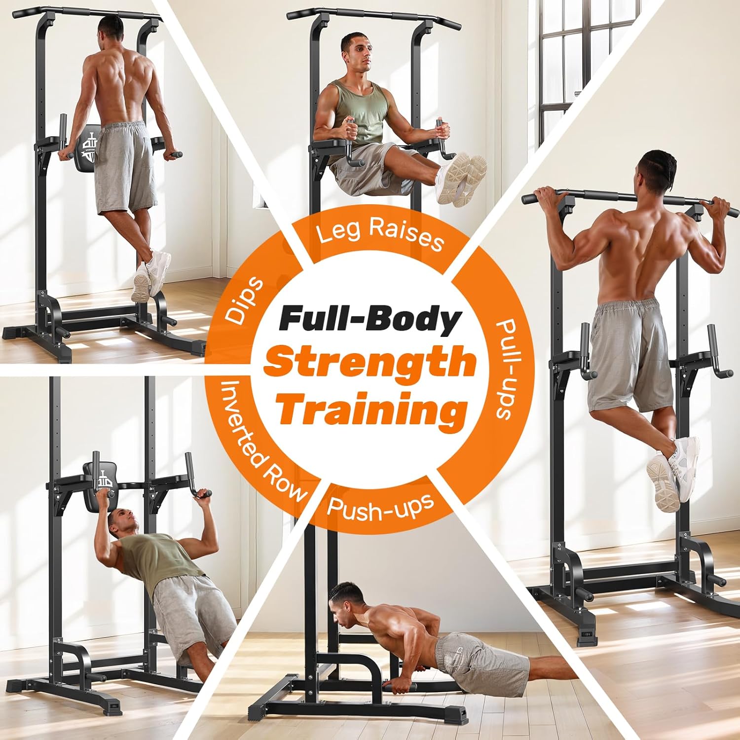 Sportsroyals Power Tower Pull Up Bar Station
