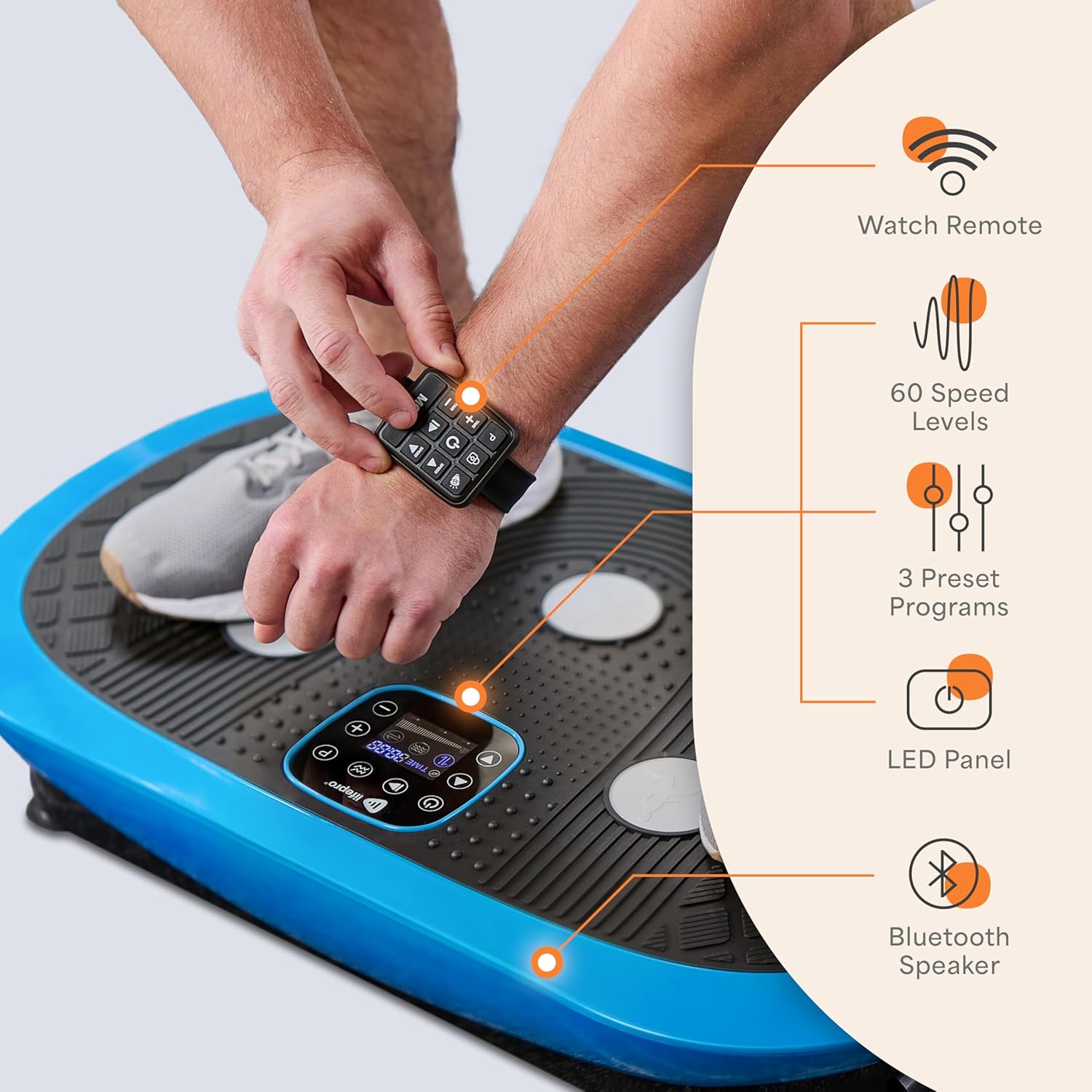 LifePro Rumblex Plus 4D Vibration Plate Exercise Machine