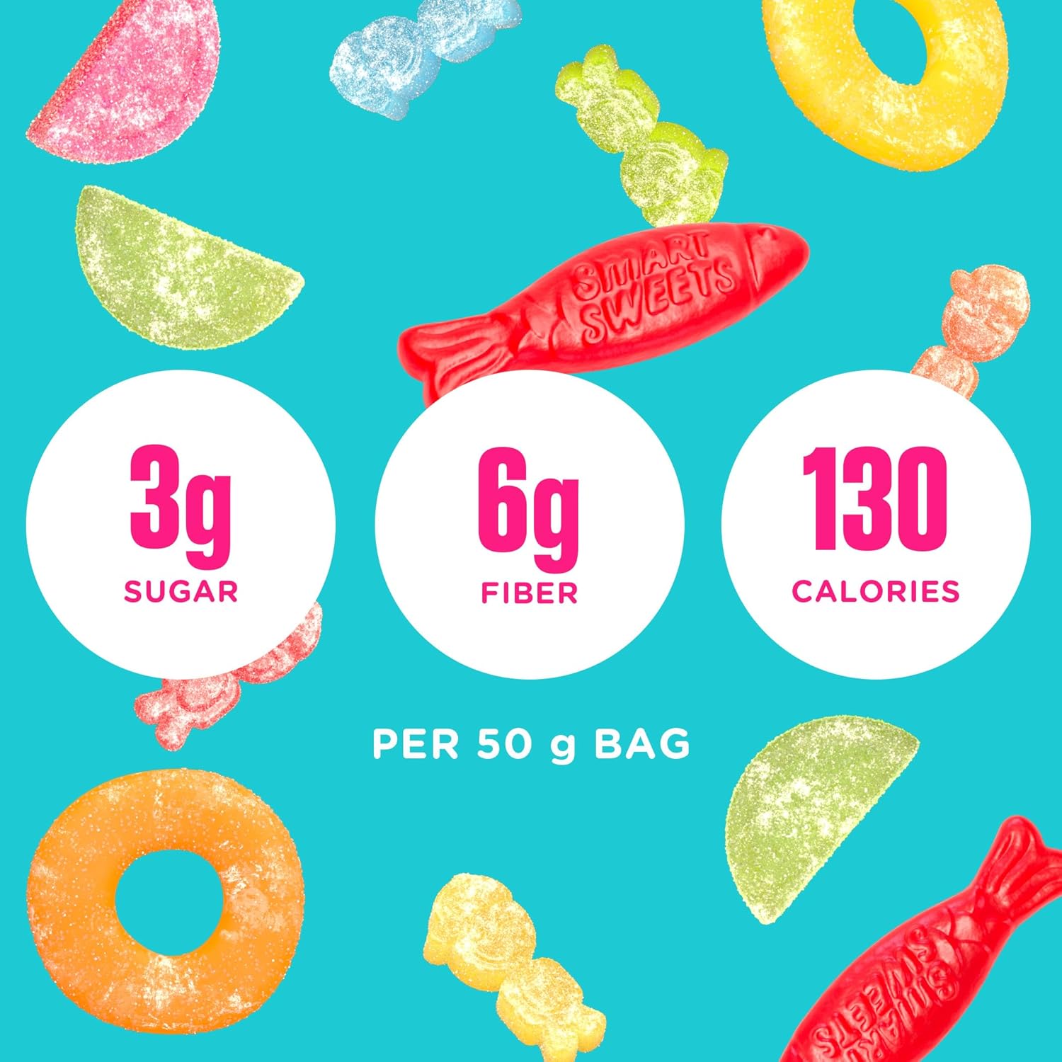 SmartSweets Variety Pack – Low Sugar Candy (8 Pack)