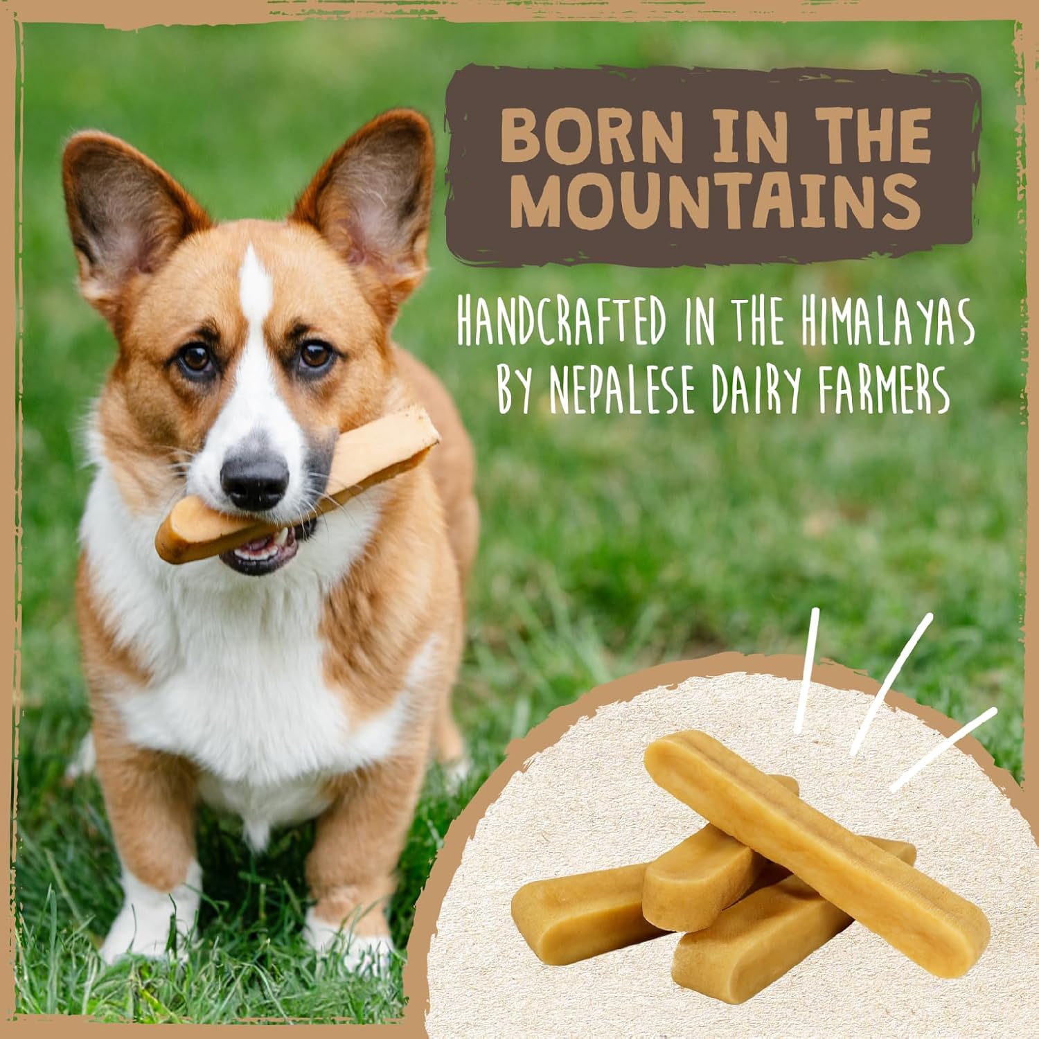 Mighty Paw Yak Cheese Chews for Dogs