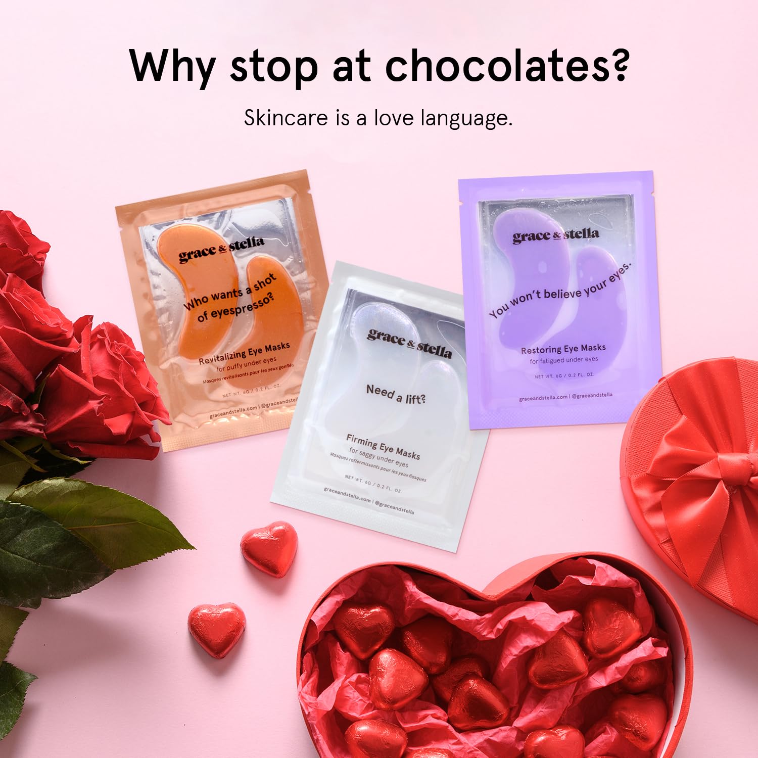 grace & stella Caffeine Under Eye Patches