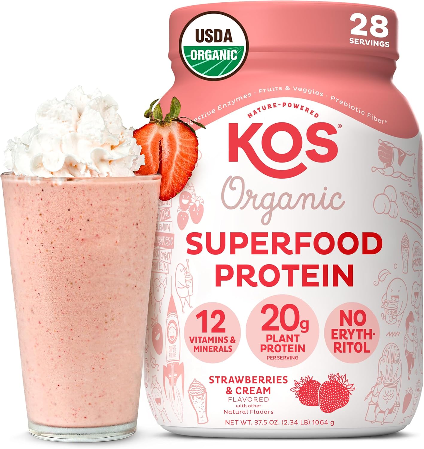KOS Vegan Protein Powder
