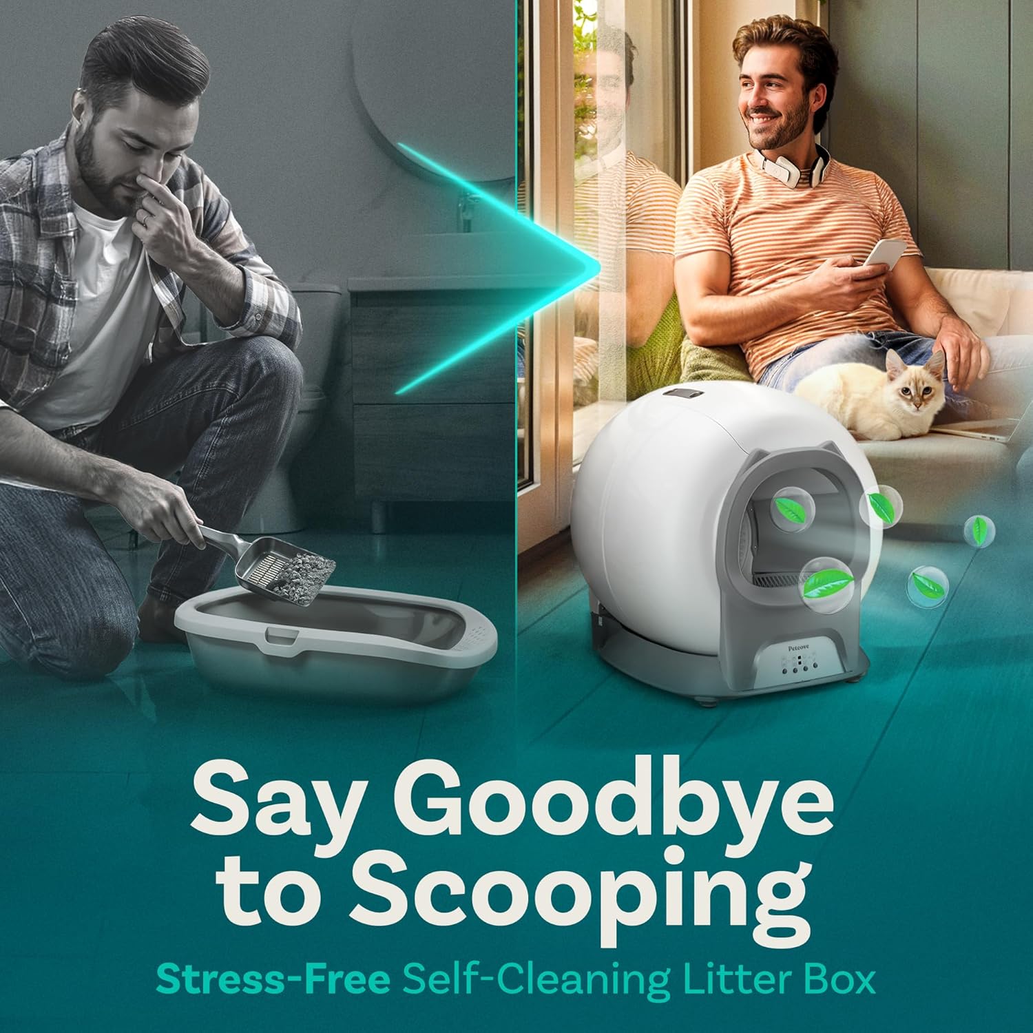 Self Cleaning Litter Box