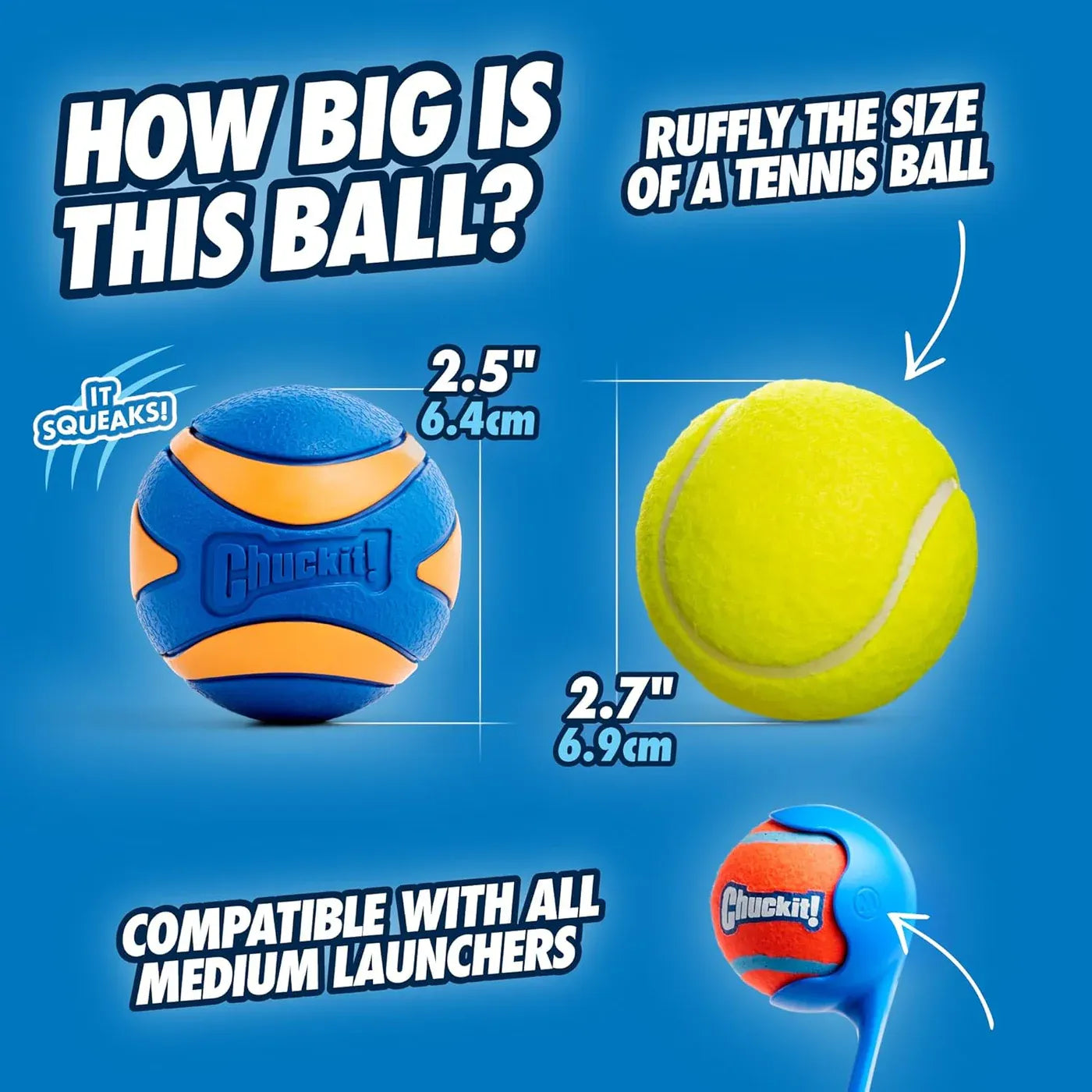 Chuckit! Ultra & Squeaker Ball Dog Toy