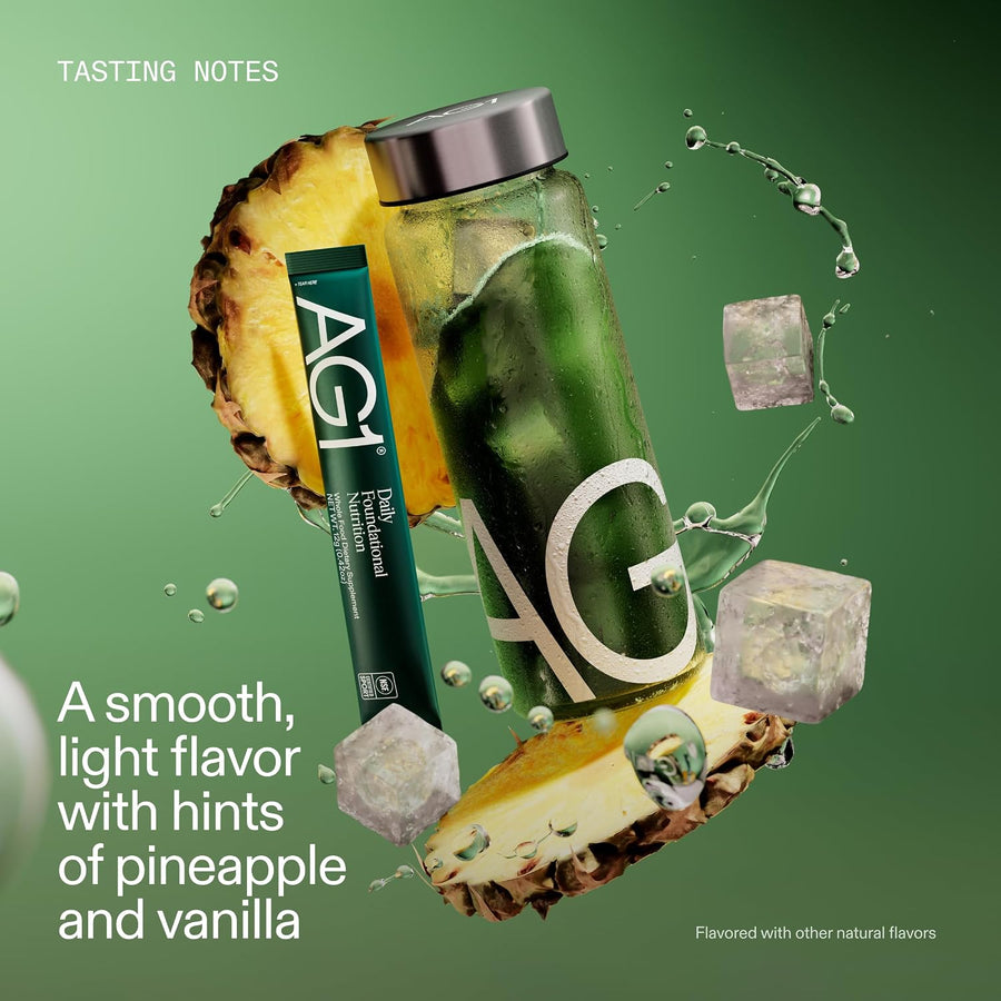 AG1 Next Gen Greens Powder Bundle with Shaker & Scoop Superfood Supplement