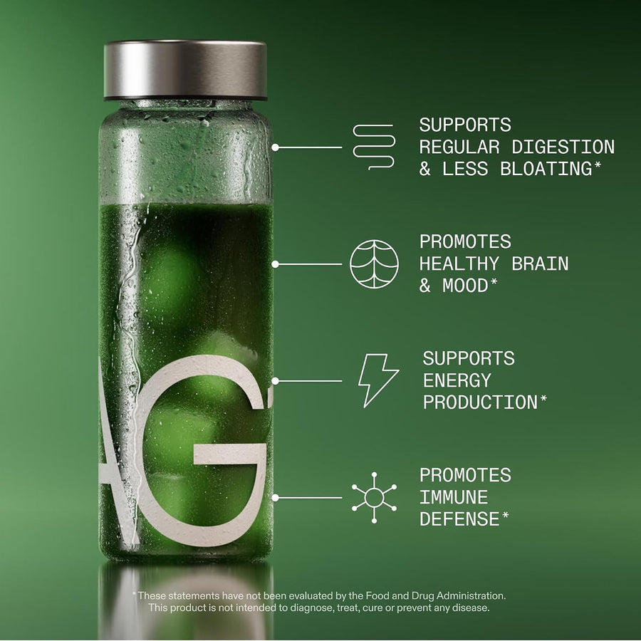 AG1 Next Gen Greens Powder Bundle with Shaker & Scoop Superfood Supplement