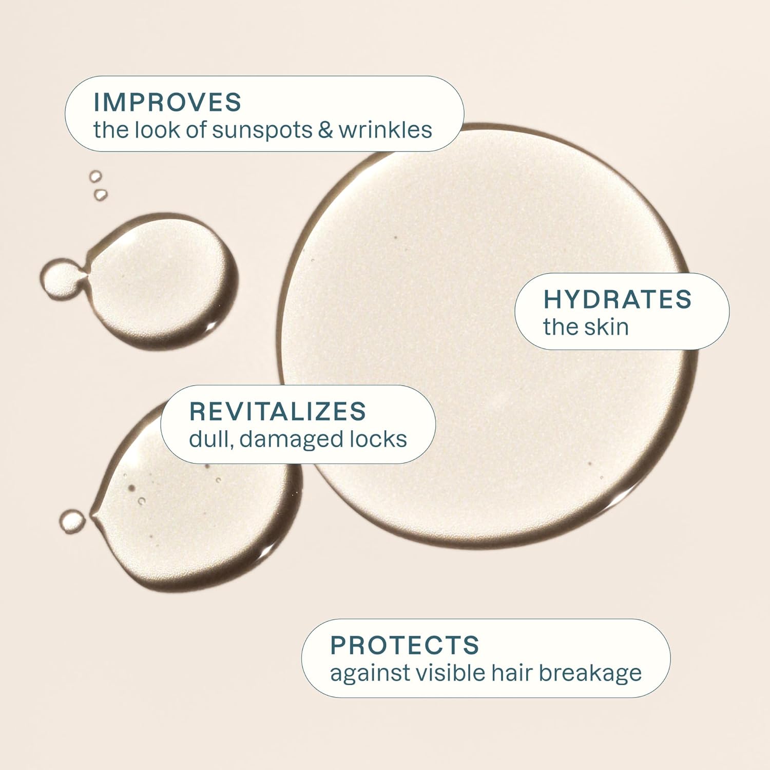 Cliganic Organic Argan Oil for Hair Face & Skin (Bulk 32oz with Pump) - 100% Pure Cold Pressed