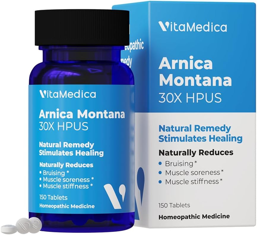 VitaMedica Arnica Montana 30X Rapid Dissolve Arnica Tablets for Natural Pain