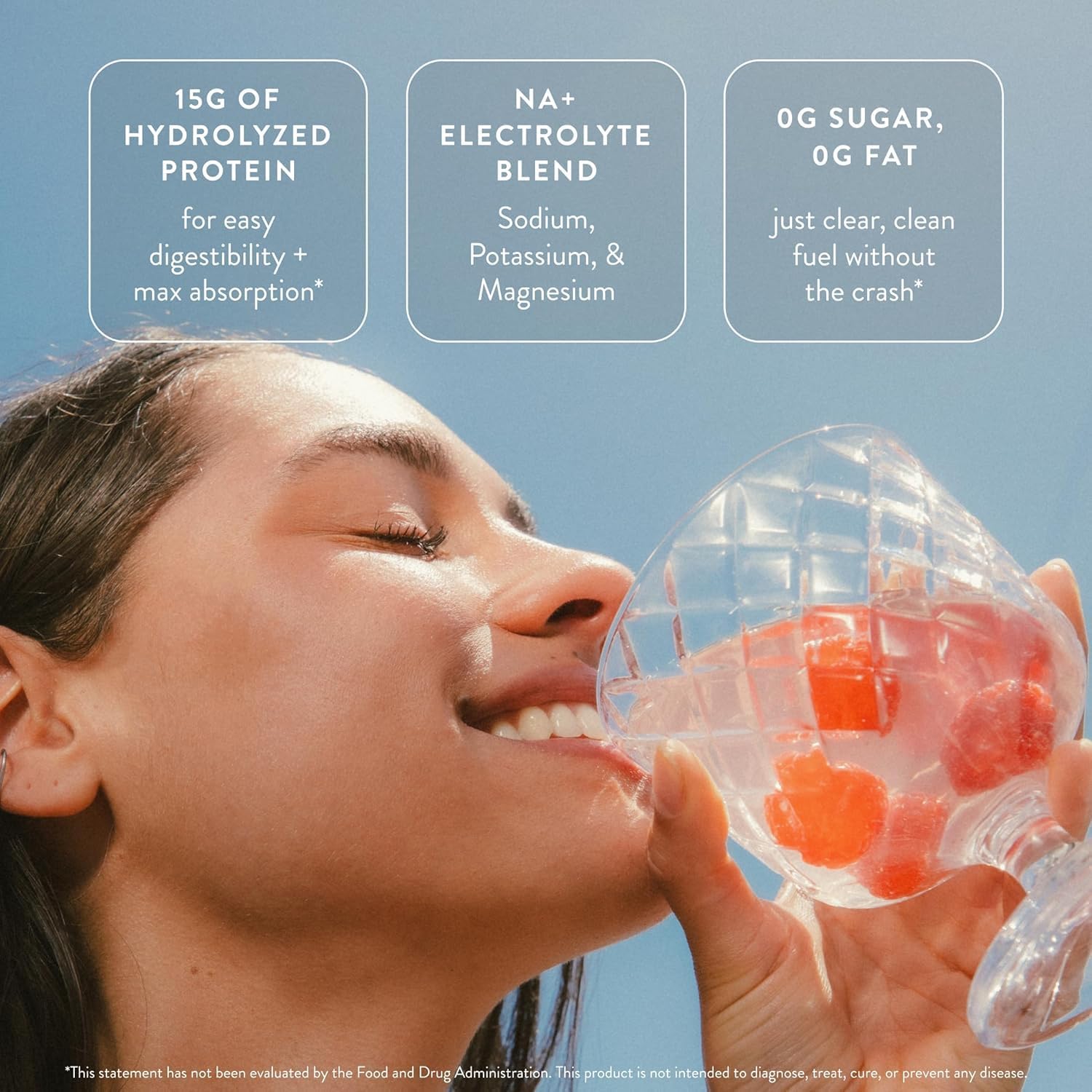 Arrae Clear Protein ‚Äì Natural Protein Supplement Smooth Texture Easy to Mix 14 Servings Clean Formula with Electrolytes