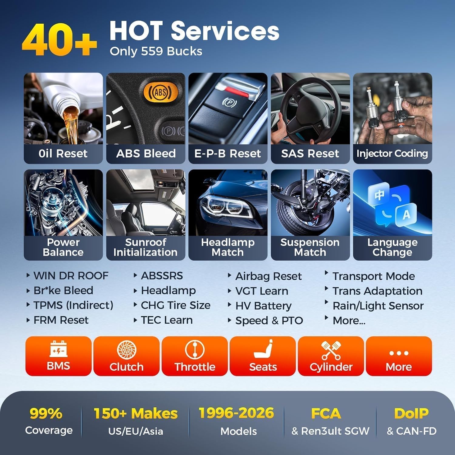 Autel Scanner MaxiCOM MK900: 2026 Updated as MK900BT MK900-BT MX900 Bidirectional Diagnostic Tool, 8in Up of MK808S MK808BT Pro MX808S 808Z, 3K+ Active Tests, 40+ Service, CAN-FD&DOIP, All System, FCA