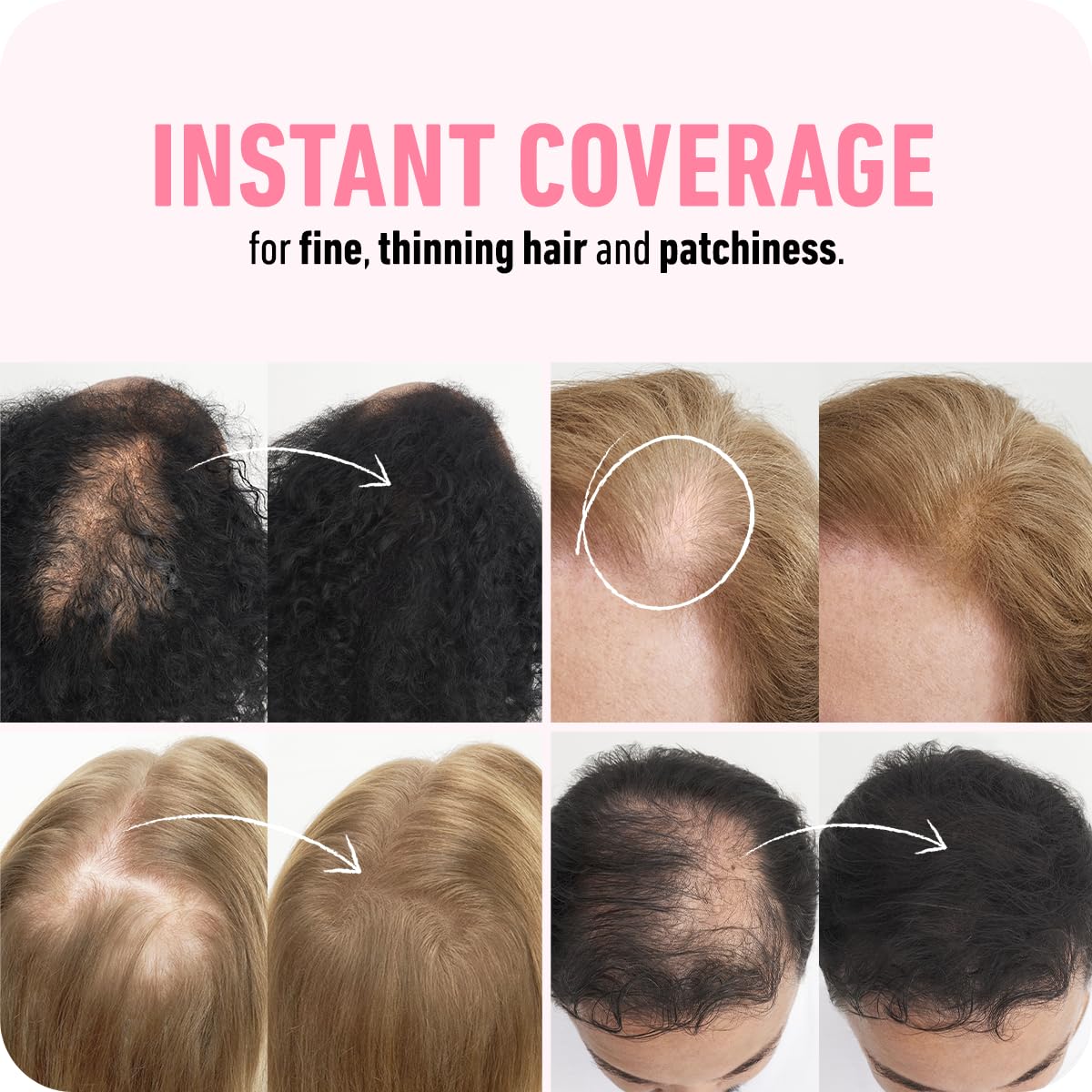 BOLDIFY Hair Fibers (56g) - Fill In Thinning and Fine Hair for an Instantly Fuller Thicker Look - 14 Shades for Women & Men - Hazel Brown