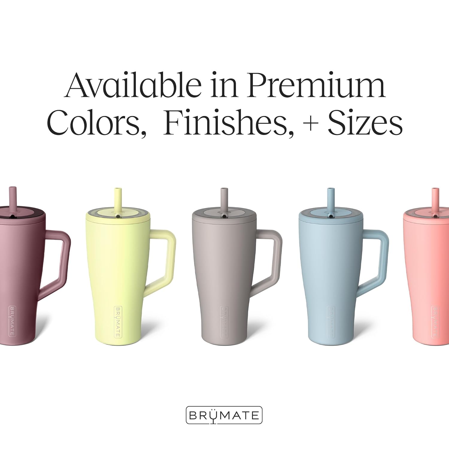 Br√ºMate Era 40 oz Tumbler with Handle & Straw | 100% Leakproof Insulated Water Bottle Tumbler with Lid & Flexible SoftSip Straw | Made of Stainless Steel | Cup Holder Friendly | 40oz (Onyx Leopard)