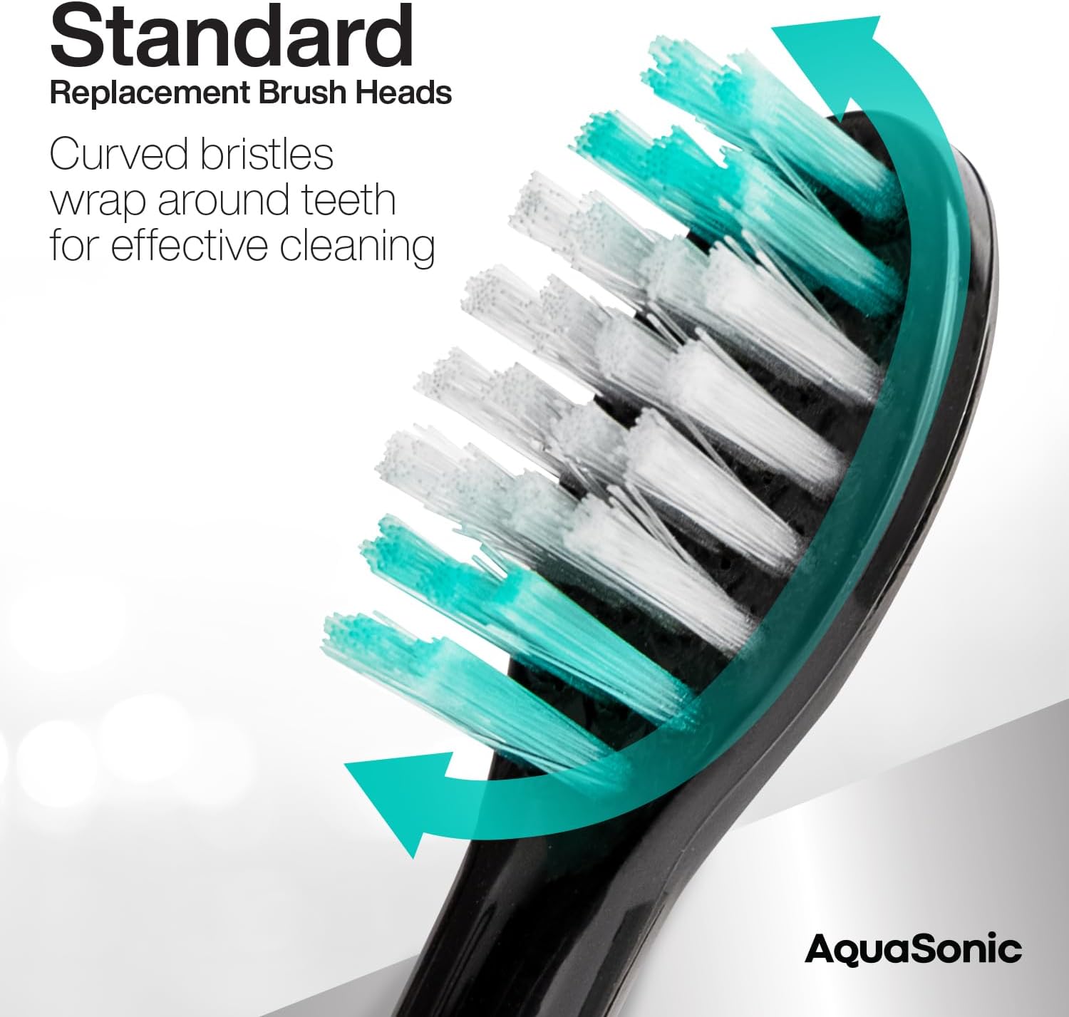 AquaSonic Genuine Standard Replacement Brush Heads
