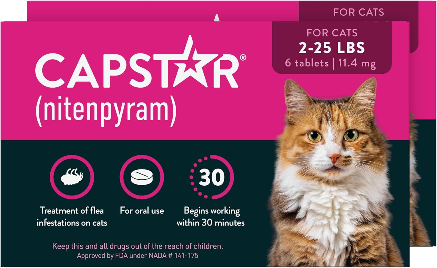 Capstar (nitenpyram) Cat Flea Treatment