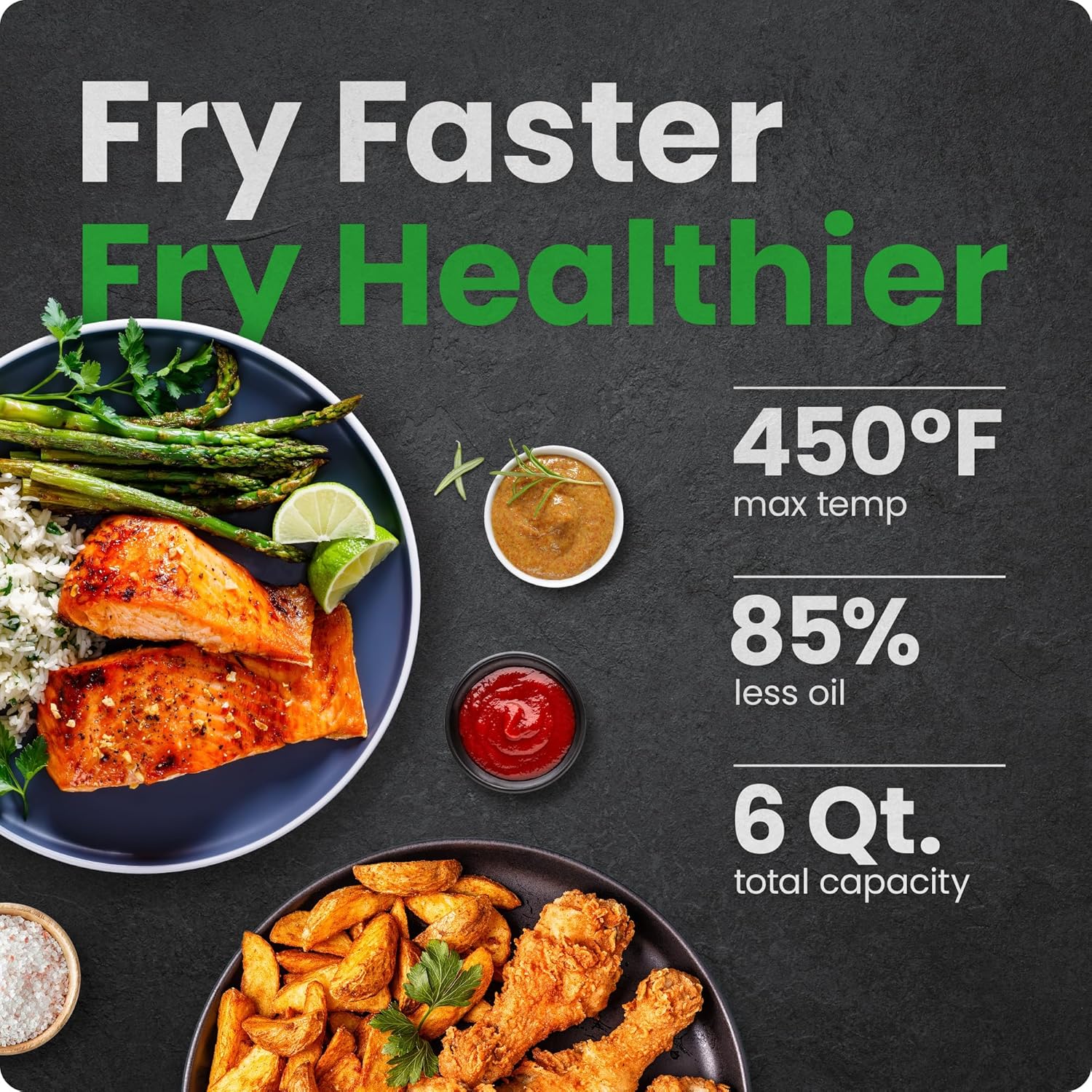 Chefman Air Fryer – 4 QT Compact Airfryer for Quick & Easy Meals in Minutes
